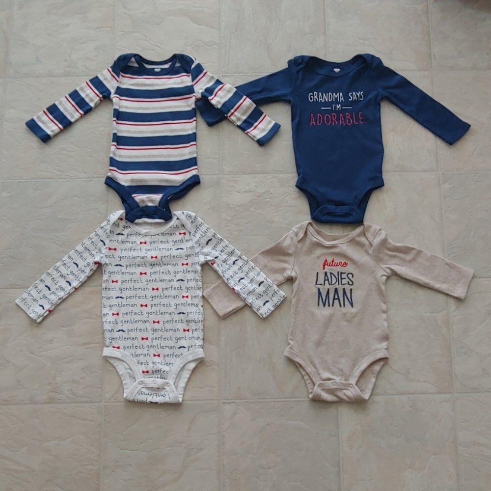 4 long sleeves infant shirt SOLD!